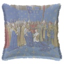 "Louis VIII" 50cm x 50cm Fringed Cotton/Poly Cushion Cover