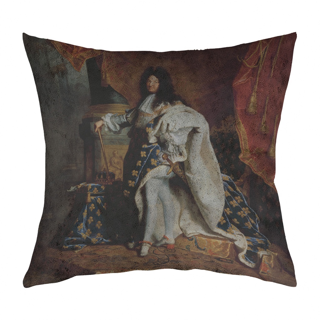 "Louis XIV" 40cm x 40cm Faux Leather Cushion Cover