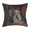"Louis XIV" 40cm x 40cm Faux Leather Cushion Cover