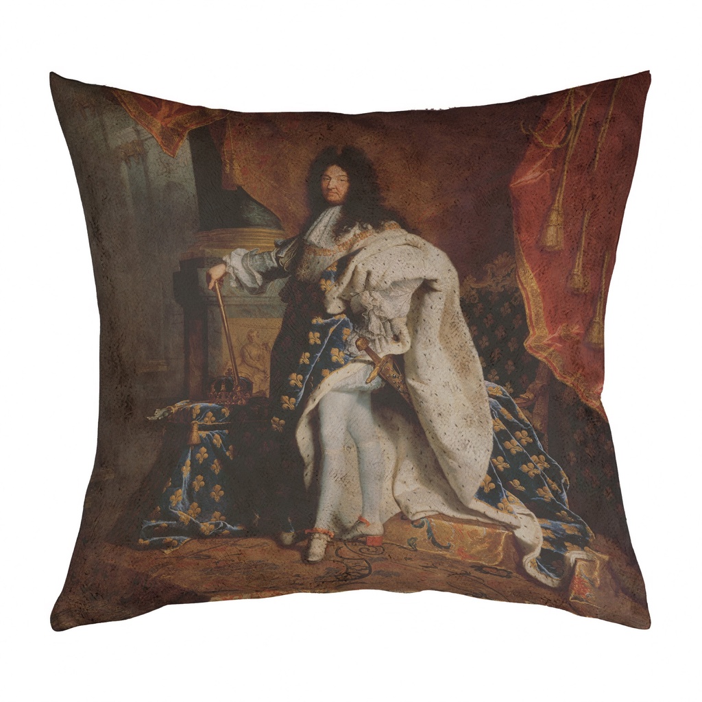 "Louis XIV" 40cm x 40cm Faux Leather Cushion Cover