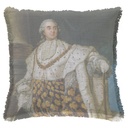 "Louis XVI" by Duplessis 50cm x 50cm Fringed Cotton/Poly Cushion Cover