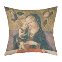 "Madonna" after Carlo Crivelli 40cm x 40cm Faux Leather Cushion Cover