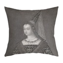 "Margaret of Scotland" 40cm x 40cm Faux Leather Cushion Cover