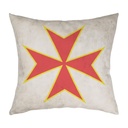 "Order of Saint Stephen" 40cm x 40cm Faux Leather Cushion Cover