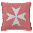 "Order of Saint John" 50cm x 50cm Fringed Cotton/Poly Cushion Cover