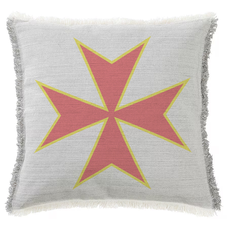 "Order of Saint Stephen" 50cm x 50cm Fringed Cotton/Poly Cushion Cover