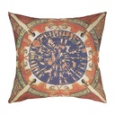 "Egyptian Zodiac" 40cm x 40cm Faux Leather Cushion Cover