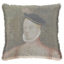 "Henry Stuart (Lord Darnley)" 50cm x 50cm Fringed Cotton/Poly Cushion Cover
