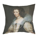 "Marie-Louise de Tassis" 40cm x 40cm Faux Leather Cushion Cover