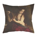 "Mary Magdalene" by Ginebra 40cm x 40cm Faux Leather Cushion Cover