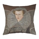 "Mary Queen of Scots (Detail)" 40cm x 40cm Faux Leather Cushion Cover