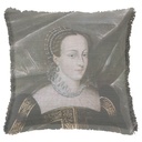 "Mary Queen of Scots from the Blair Museum (Detail)" 50cm x 50cm Fringed Cotton/Poly Cushion Cover