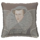 "Mary Queen of Scots (Detail)" 50cm x 50cm Fringed Cotton/Poly Cushion Cover
