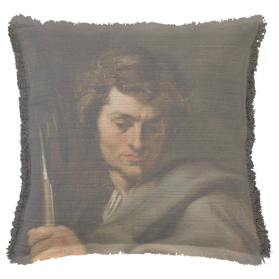 "Matthew the Apostle" 50cm x 50cm Fringed Cotton/Poly Cushion Cover