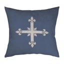 "Musketeer" 40cm x 40cm Faux Leather Cushion Cover