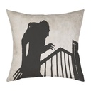 "Nosferatu" 40cm x 40cm Faux Leather Cushion Cover