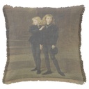 "Princes in the Tower" 50cm x 50cm Fringed Cotton/Poly Cushion Cover