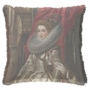 "Rubens, Marchesa Brigida Spinola Doria" 50cm x 50cm Fringed Cotton/Poly Cushion Cover