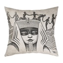 "Sphinx" 40cm x 40cm Faux Leather Cushion Cover
