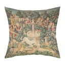 "The Unicorn Purifies Water" 40cm x 40cm Faux Leather Cushion Cover