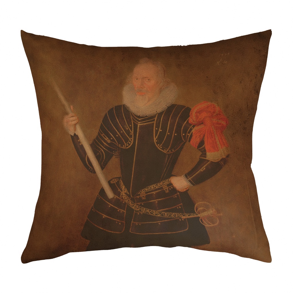 "Thomas Howard" 40cm x 40cm Faux Leather Cushion Cover