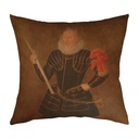 "Thomas Howard" 40cm x 40cm Faux Leather Cushion Cover