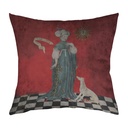"Valentine de Milan" 40cm x 40cm Faux Leather Cushion Cover