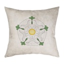 "York Rose" 40cm x 40cm Faux Leather Cushion Cover