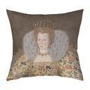 "Catherine Howard (nee Carey) Countess of Nottingham" 40cm x 40cm Faux Leather Cushion Cover