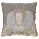 "Catherine Howard (nee Carey) Countess of Nottingham" 50cm x 50cm Fringed Cotton/Poly Cushion Cover