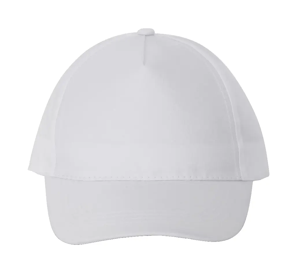 Baseball Cap - Polyester 5 panels (White)