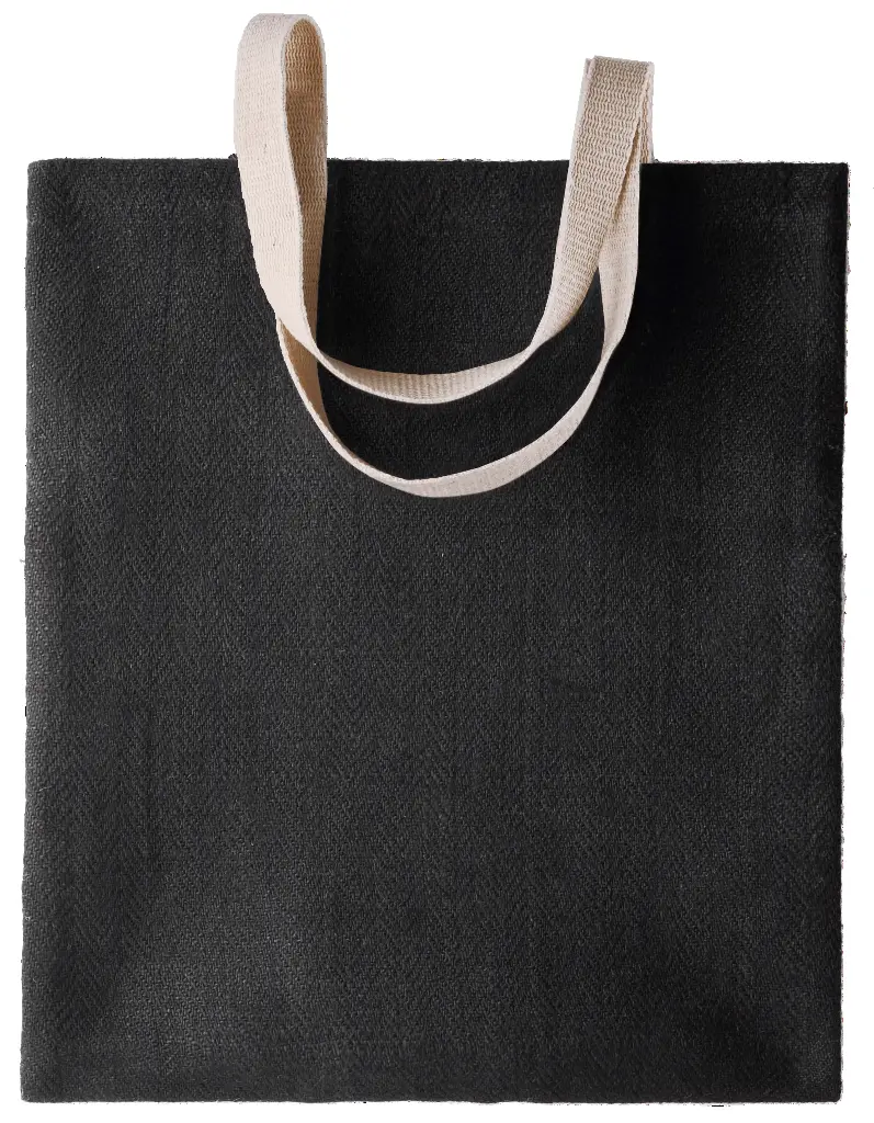 Tote Bag - Dyed Jute 420mm x 380mm (Black)