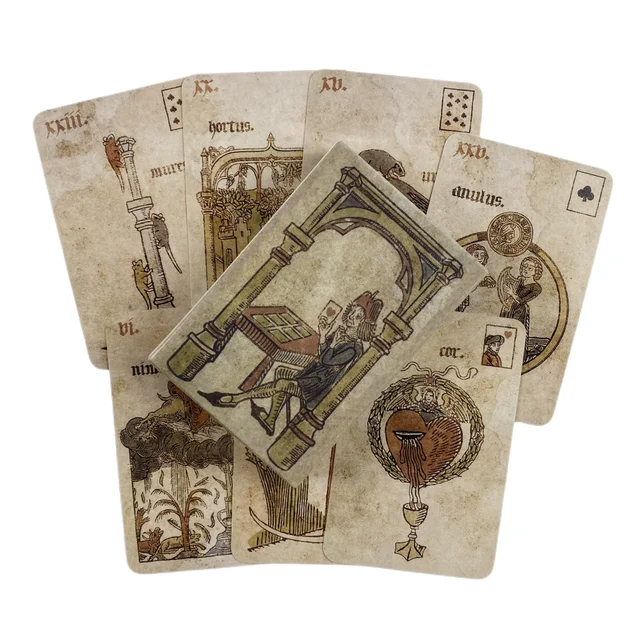 Silson Lenormand Medieval Latin Oracle Cards