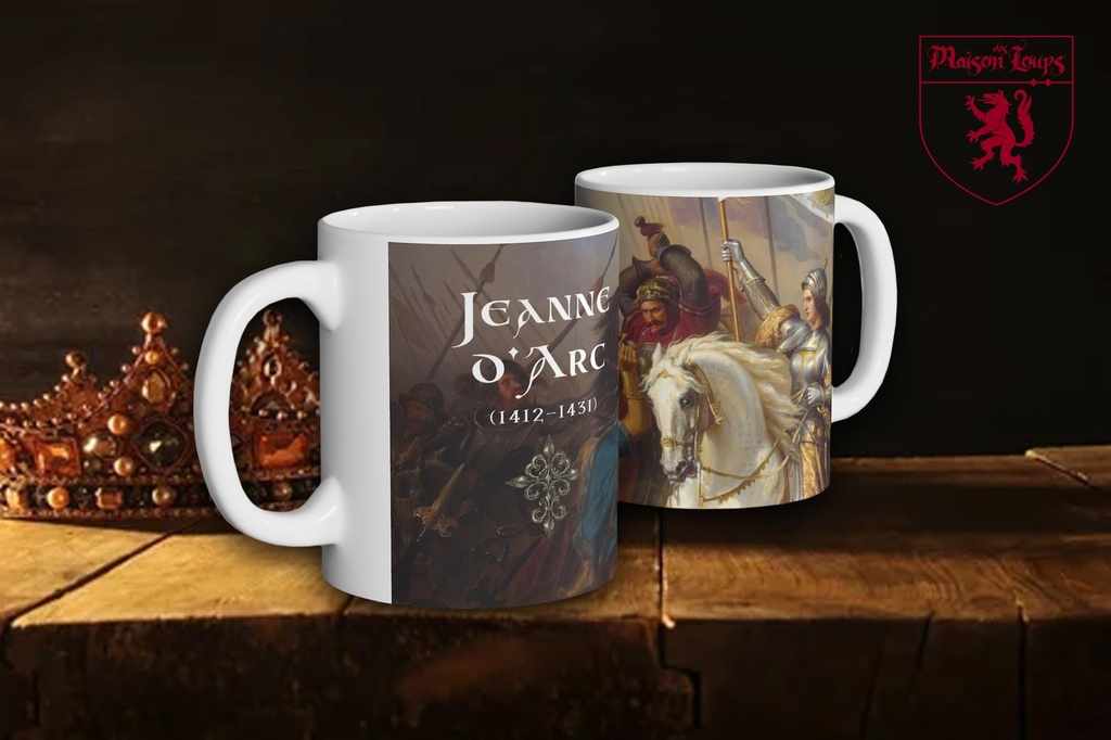 "Joan of Arc - Hermann Anton Stilke" Mug (White)