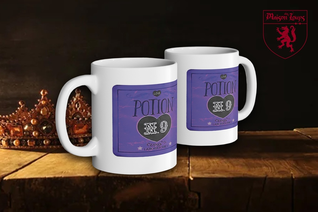 "Love Potion No. 9 Purple" Mug (White)