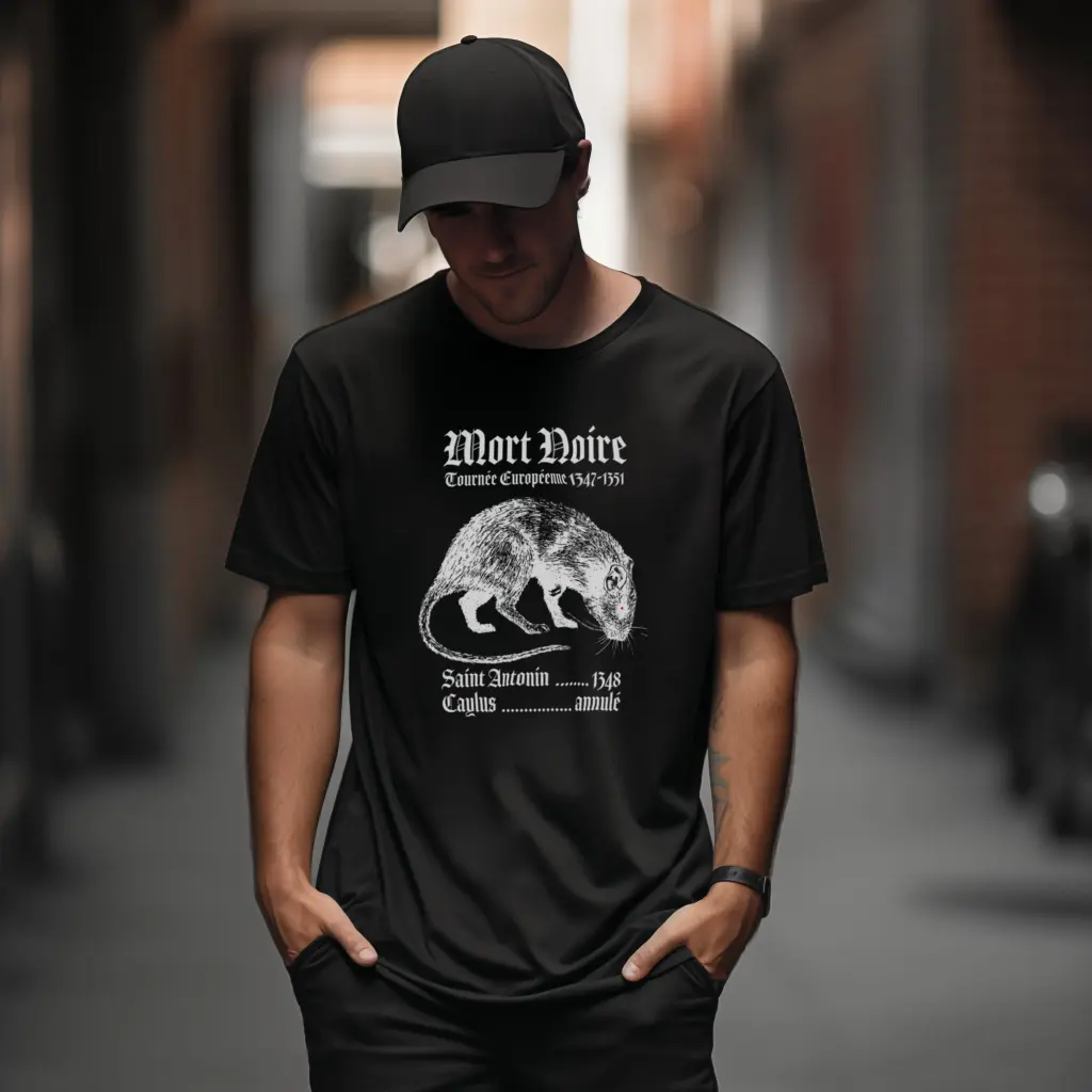 "Black Death" Tee (Small, Black)