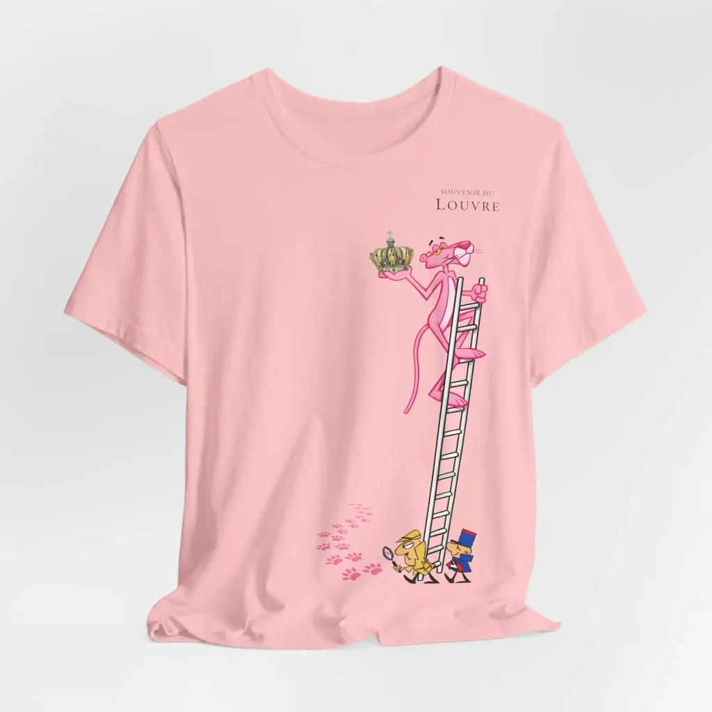 "Pink Panther Louvre Museum Heist" Tee