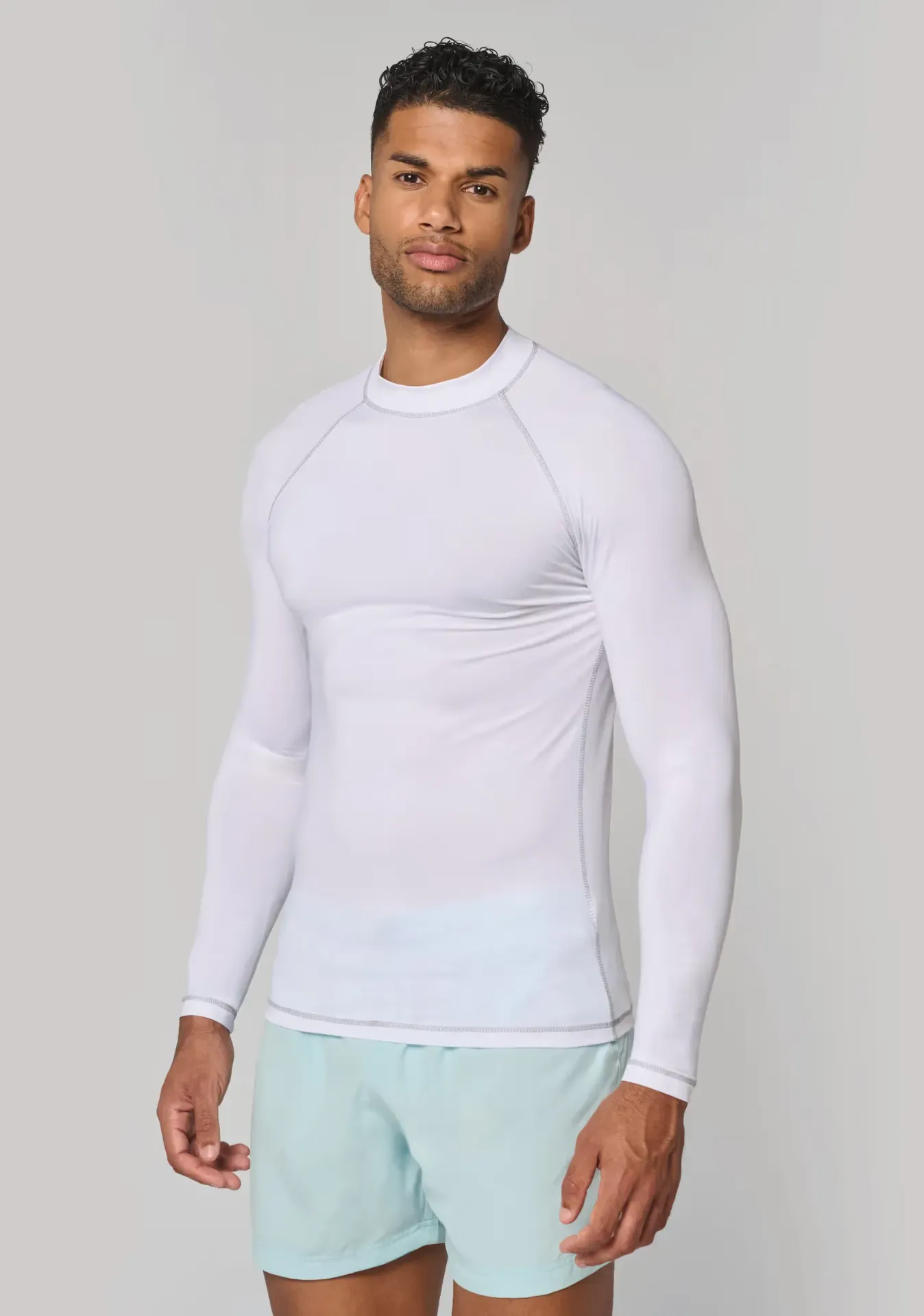 Adult Active Sun Protect SPF40+ Long Sleeve Tee (XS, White)