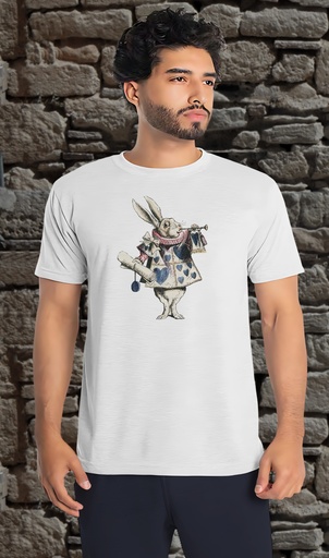 "Alice in Wonderland - Rabbit Courtier" T-Shirt Unisex
