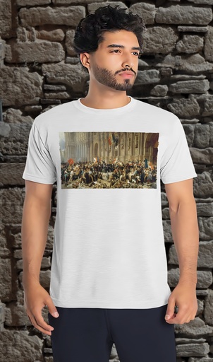 "French Revolution - Lamartine Rejects the Red Flag" T-Shirt Unisex