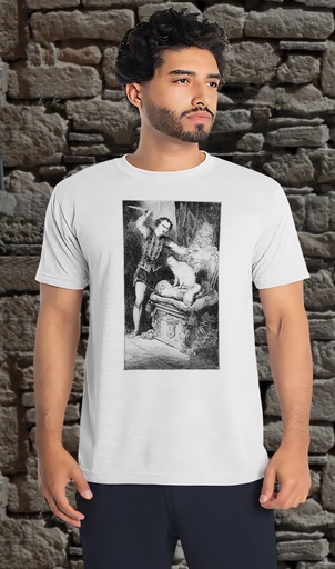 "The White Cat" Unisex T-Shirt