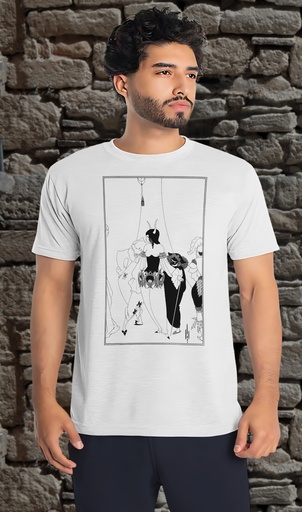 "Mask of the Red Death (1895-96)" by Aubrey Beardsley T-Shirt Unisex
