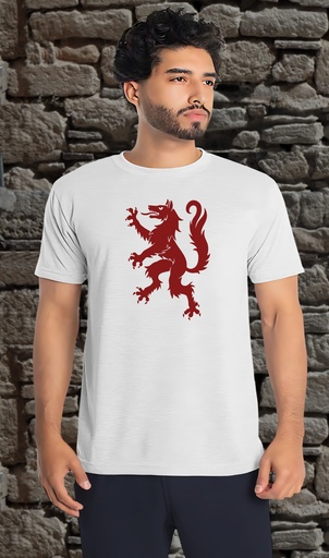 "Rampant Wolf - Red" T-Shirt Unisex