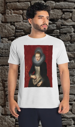 "Portrait of a Young Lady with Rosarie" by Rubens T-Shirt Unisex