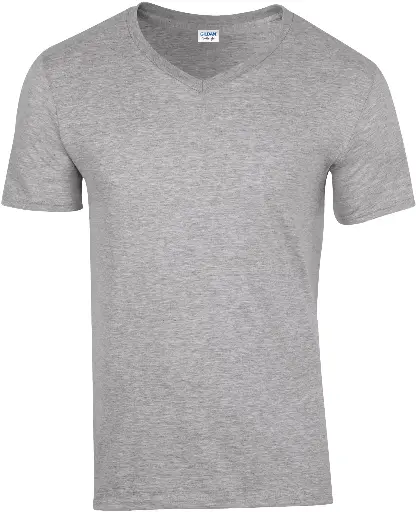 SoftStyle Cotton Tee - Adult V Neck Blank