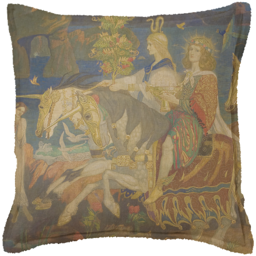 "Tuatha Dé Danann (left)" Canvas Cushion