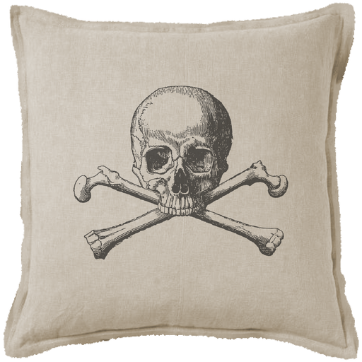 "Skull" Canvas Cushion