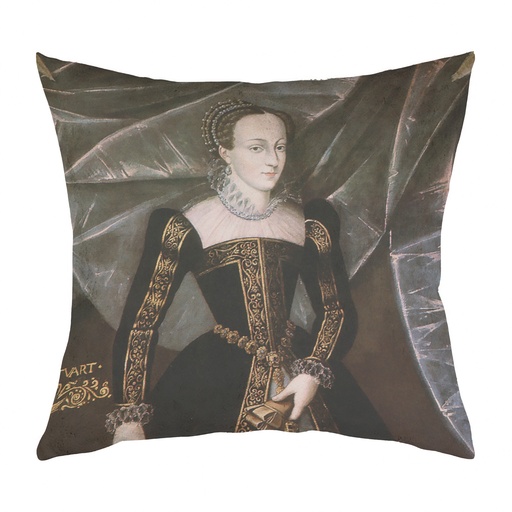 "Mary Queen of Scots from the Blair Museum" 40cm x 40cm Faux Leather Cushion Cover