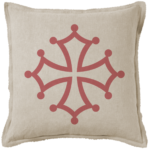 "Occitanie Cross" Canvas Cushion