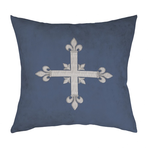 "Musketeer" 40cm x 40cm Faux Leather Cushion Cover